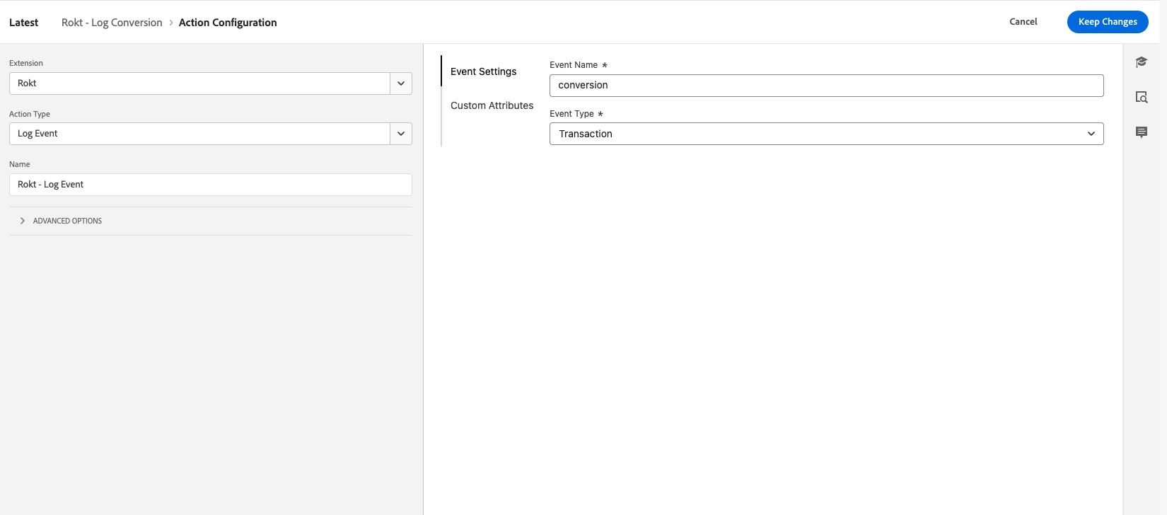 adobe-v2-rule-page-conversion-action