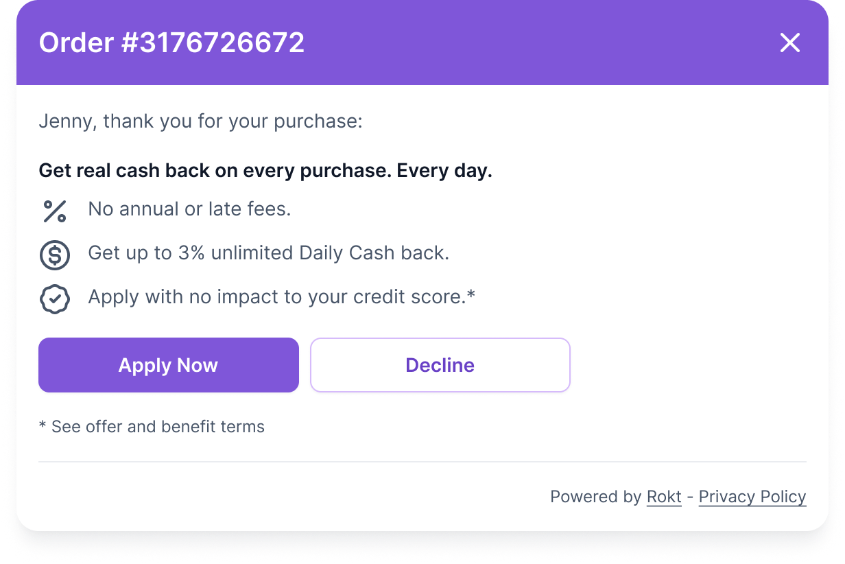 example of benefits format
