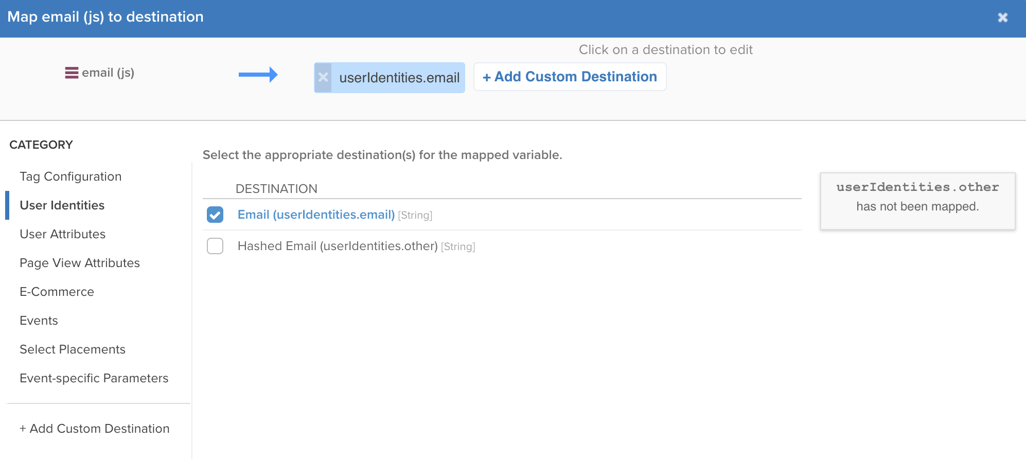 Email Mapping